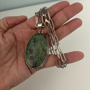 Zoisite necklace